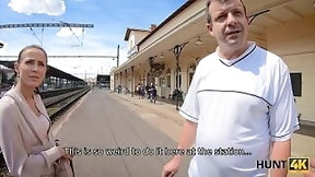czech couple video: HUNT4K. Cuckold should watch how rich man fucks his girlfriend