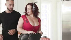 dress video: FAMILYXXX - Step-Mom You're Dressed Like a Filthy Slut For Halloween! (Natasha Nice)