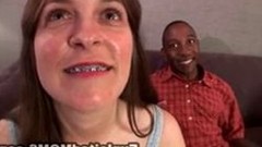 braces video: White woman with BIG ASS !!!