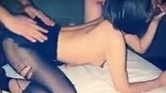 asian threesome video: Asian MILF sizzling hot threesome with amateur couple