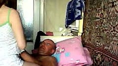 grandpa video: Teen Fucking With Older Man In Private Video