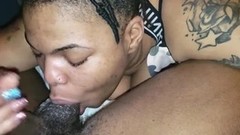 ebony in homemade video: Bust in my mouth or i am not letting you go to work
