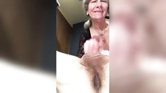 femdom handjob video: GILF Gf with the Bottomless Throat