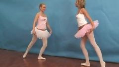 ballerina video: Cute ballerinas banging wilder than ever