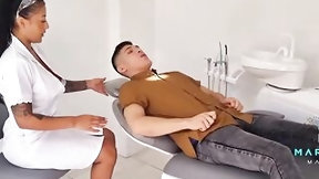 dentist video: Mariana Martix is a great looking dentist who loves to have casual sex during the time that at work