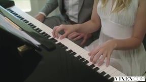 piano video: Piano instructor fucks Kenna James after lessons