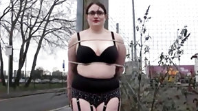 british in public video: Chubby Amy loves bdsm and masturbating in restaurants