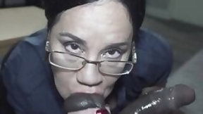 ebony video: Queen Rogue - Creampie after black ghetto sex