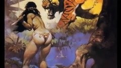 erotic art video: Erotic Fantasy Art 3 - Frank Frazetta