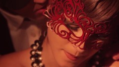 mask video: Naughty masked girl makes sensual love