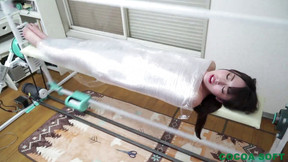 wrapped bondage video: Wrap packaging machine Ver.4.1 [Female researchers]