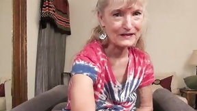 granny video: AuntJudys - 69yo Texas GILF Diane jacks u off