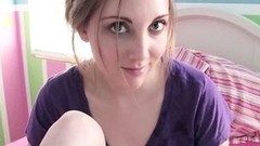 teen pov video: Dad Crush- Kinky Step-Daughter Thinks she Wont get Caught