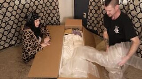sex doll video: Unboxing and Fucking Our New Blue Elf Realistic Sex Doll - Mrxmrscox