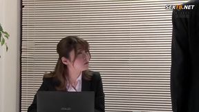 asian office video: Apology Fuck With Female Boss To Handle Complaint Against Employee - ENG SUB