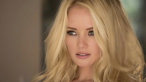 alluring video: Stunningly beautiful blonde Chloe pulls off her lacy panties