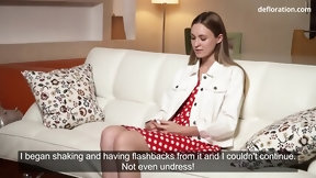 virgin video: Nika Shikardos first time hymen casting