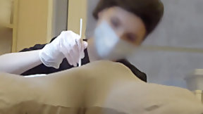 bulge video: Bulge Dick Flash At A Beautician Appointment