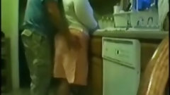 home video: Kitchen quickie my Mother on spy camera