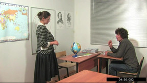 mature teacher video: Russian teachers prefer extra lessons with lagging students 1