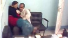 egyptian video: Fat Egyptian lady gets dicked by Arab guy on sofa
