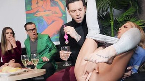 intro video: BRAZZERS Slutty Tiffany Squirts Guests at Potluck Party