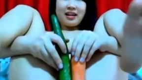 asian close up video: Spicy Korean Cam Girl