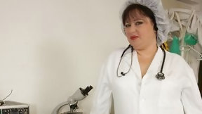 bbw anal sex video: Kinky curvy nurse gets an anal creampie