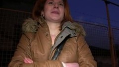 czech voyeur video: Czech redhead banged in car in public
