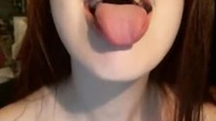 tongue video: Cute Teen Tongue Fetish