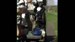 golf video: golf girl