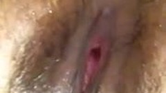 pissing video: GF - closeup pee