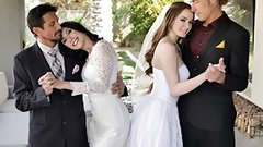 wedding video: DAUGHTER SWAP An Orgy Before The Wedding - Hazel Moore and Jazmin Luv
