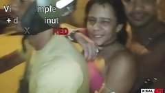 brazilian wife video: Ksal Cutie invites friend André cavalão to enjoy the huge cock nailed