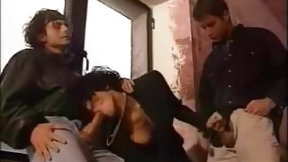 arab and french video: Vintage French Arab Dalila Saggy Tits DP BJ