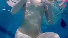 asian hairy teen video: JP hairy teen looks so young, underwater