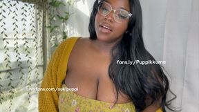 ebony bbw video: Ebony BFF Sees Your Cock And Wants To Be More