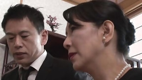 asian group sex video: Chino Ogata :: The Widow Who Apologizes With SEX In Front Of Her Husband's Portrait - CARIBBEANCOM