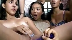 hazing video: Girls lesbo act with the senior sisters
