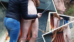 exhibitionist video: Girl caught exhibitionist