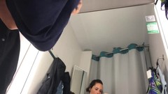 changing room video: Public masturbation in changing room - very that wants to cock in pussy !!!