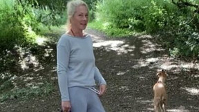 forest video: Mature lady is fucked in the ass by a kinky man in the woods