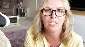 british video: Insatiable British mother i'd like to fuck with blond hair is getting screwed from the back and enjoying it
