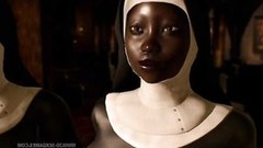 animation video: priest and african nun sluts