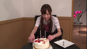 asian teen pov video: Adorable Japanese Yuria Mano gets fucked hard