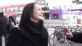 cheating video: German Fitness Celeb Pick up on Street for cheating