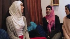arab and bbc video: Muslim teen bride and BFFs fuck a BBC at bachelor party