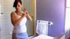 caught video: Busty Stepmom Caught Showing