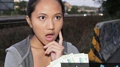 asian money video: Public Agent Agent fucks Asian babe May Thai doggy style