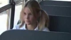 bus video: Naughty Schoolgirl Misty Parks Is So Horny She Melts When Schoolbus Driver Massages Her Small Breasts And Shows Her His Dick To Start Sucking It